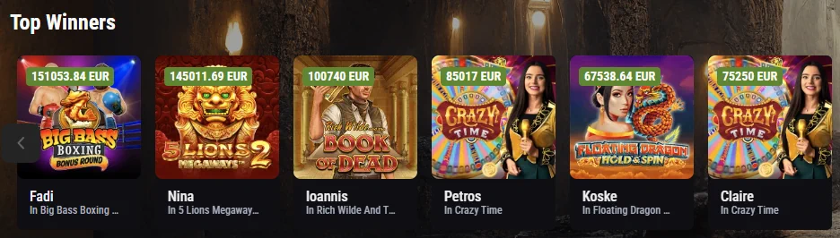 King Billy Top Winners